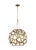Contemporary Alexa Hampton by Visual Comfort Studio Feccetta Large Pendant, Gold For Sale - Image 3 of 3