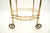Metal Vintage French Brass Drinks Trolley, 1970s For Sale - Image 7 of 8