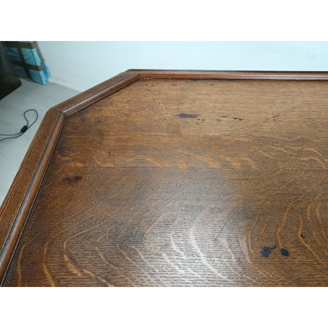 Vintage Brown Oak Counter For Sale - Image 15 of 18