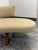 Cream Vladimir Kagan Style Mid-Century Modern Floating Curved Sofa For Sale - Image 8 of 12
