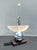 Late 20th Century Vintage Postmodern Lucite and Chrome Lamp For Sale - Image 5 of 7