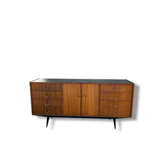 Mid-Century Walnut and Mahogany Sideboard from Herbert Gibbs, 1960s For Sale - Image 4 of 9