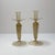 Gold Opaline and Gold Polveri Murano Glass Candlesticks from Gabbiani, Italy, 1980s, Set of 2 For Sale - Image 8 of 10
