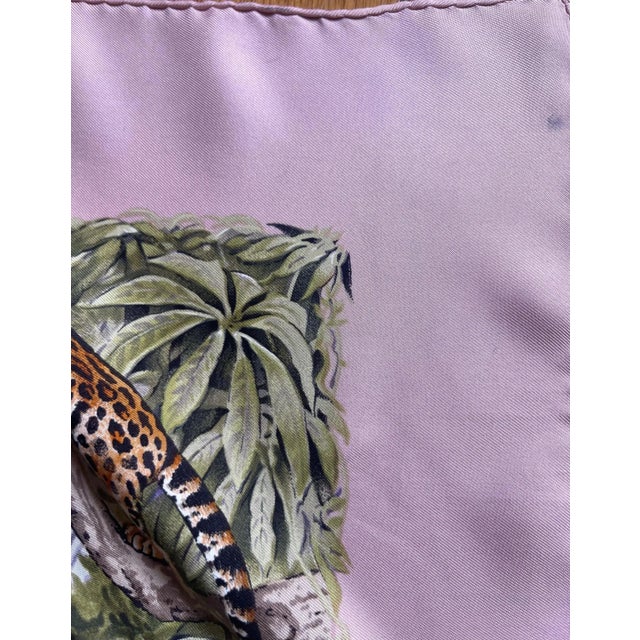 Hermes Équateur Pink Silk Scarf 2019 Robert Dallet For Sale - Image 9 of 10
