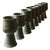 Handmade Speckled Stoneware Goblets, Set of 8 For Sale