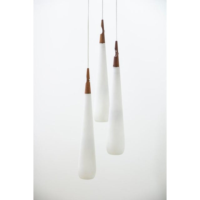 Luxus Droppen Ceiling Pendant by Uno & Östen Kristiansson for Luxus, 1950s For Sale - Image 4 of 10