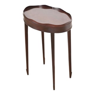 Barbara Barry for Baker Furniture Modern Regency Mahogany Tea Table or Side Table For Sale
