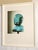 2010 Minimalist Artwork Blue Head by Dudley Reed. 'Blue Head' is one of Reed's notable works featured in Black & White...