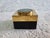 2000 - 2009 Finish Pottery Barn Decorative Wooden Box With Black, Green & Gold Leaf For Sale - Image 5 of 5