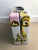 Contemporary Peter Keil White Cubist Hand Painted Suitcase For Sale - Image 3 of 10