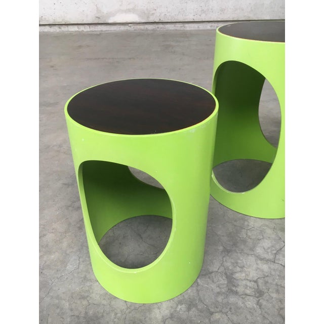 Midc-Cntury Modern Space Age Design Nesting Table Set by Opal, Germany, 1960s, Set of 3 For Sale - Image 15 of 18