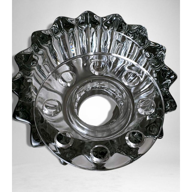 Art Deco Pierre D’Avesn Flower Holder / Glass Bowl For Sale - Image 4 of 18