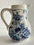 Ceramic Vintage Mid 20th Century Small Royal Delft Blue & White Floral Ceramic Pitcher For Sale - Image 7 of 12