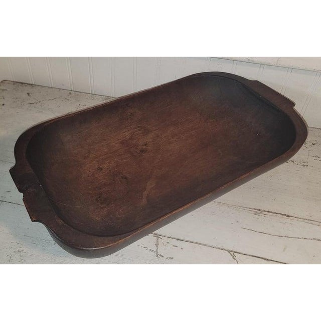19Thc Hand carved dough bowl from New England in great condition.The patina is amazing condition.