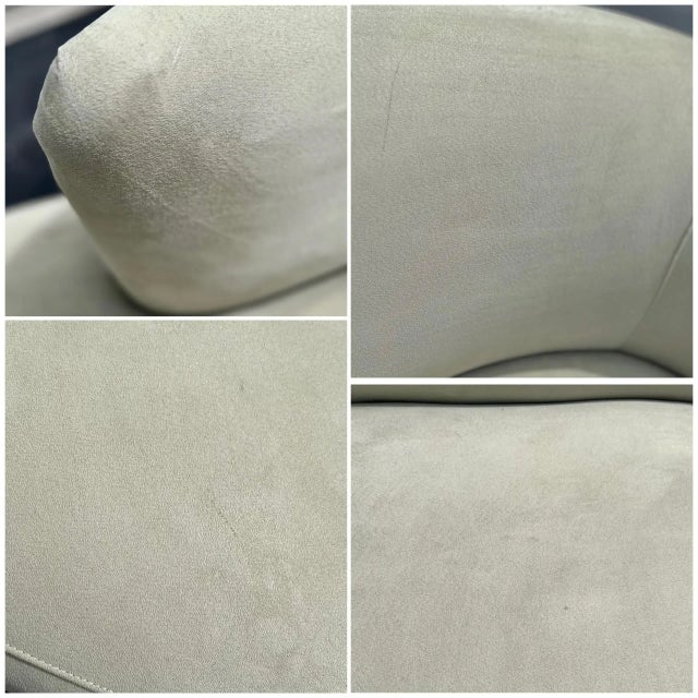 Vintage Modern Cloud Sofa in Soft Sage | Vladimir Kagan for Wieman Style c.1980s For Sale - Image 11 of 12