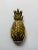 1990s 1997 M. Healy Signed Solid Brass Pineapple Door Knocker For Sale - Image 5 of 9