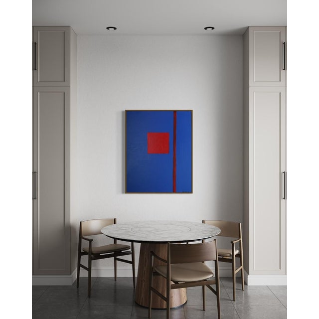 Bodasca, That Blue Abstract, 2026, Acrylic on Canvas For Sale - Image 9 of 12