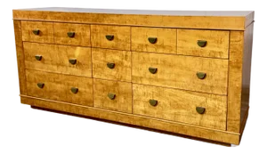White Ash Burl 11 Drawer Low Dresser by Lane Altivista