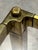 1970s Vintage Mastercraft Attributed Mid-Century Modern Brass and Glass Rectangular Console Table For Sale - Image 5 of 8