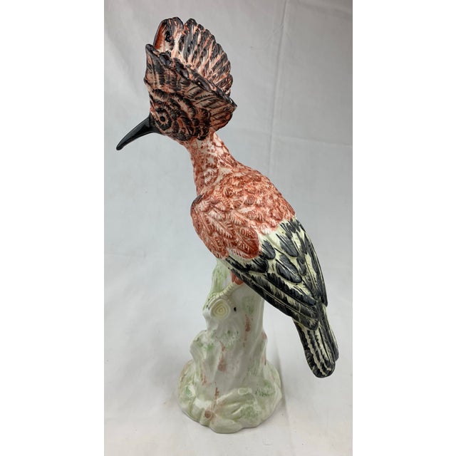 1950s Vintage Mottahedeh Hoopoe Bird For Sale - Image 5 of 9