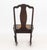 Brown Queen Anne Style Cane Paneled Seat Chairs, 2 For Sale - Image 8 of 13
