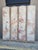 1970s Vintage Four Panel French Chinoiserie Fabric Screen For Sale - Image 5 of 15