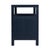 Blue Nora 28 in. W Raffia 2 Drawer Nightstand with Top Open Shelf, Blueberry For Sale - Image 8 of 11