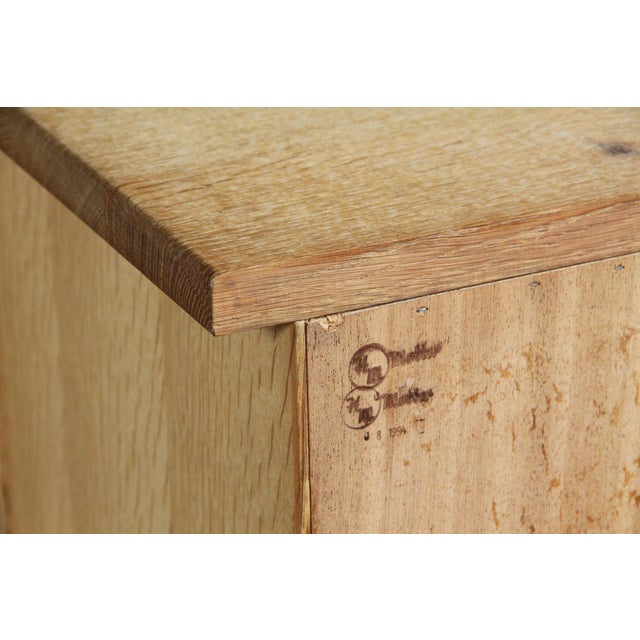 Danish Modern Oak Cabinet with Glass by Henning Kjærnulf for Hm Møbler, 1994 For Sale - Image 17 of 18