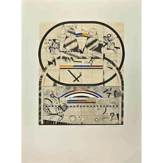 Contemporary Assadour Nasser Assar, Ottofmt, Etching, 1999 For Sale - Image 3 of 3