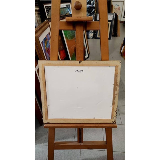 Black Pietro Annigoni, Abstract Composition, 1970s, Drawing For Sale - Image 8 of 14
