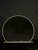 Large Cream Framed Round Mirror With Sculptural Base, 45” X 40” For Sale - Image 4 of 8