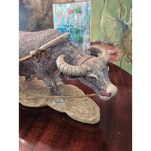 Mid Century Hollywood Glamour Sculpture Buddha Carriage For Sale In Boston - Image 6 of 16