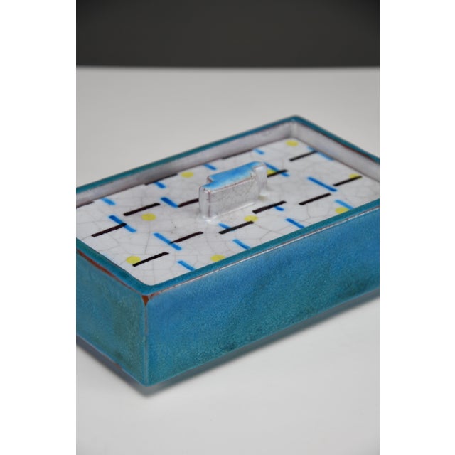 Bauhaus Ceramic Zuckerdose Box by Uffrecht & Co., Neuhaldensleben, 1930 For Sale - Image 9 of 14