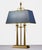 Modern Pasargad Home Executive Table Lamp, Gold/Blue For Sale - Image 3 of 5