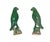Chinese Pair of Antique Green Glazed Sancai Chinese Parrots For Sale - Image 3 of 6
