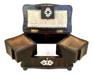 Antique French Victorian Jewelry Casket Keepsake Box