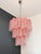 Large Pink Murano Glass 3-Tier Tube Chandelier, 1990s For Sale - Image 12 of 18