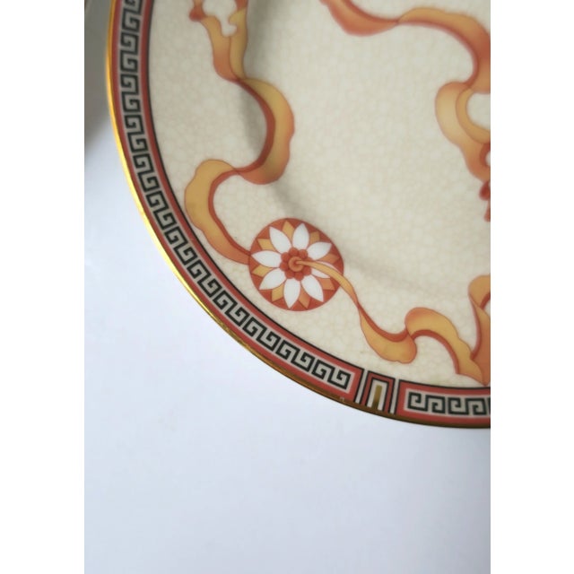 Ceramic Wedgwood Dragon Foo Dog Porcelain Plates, Set of 2 For Sale - Image 7 of 12