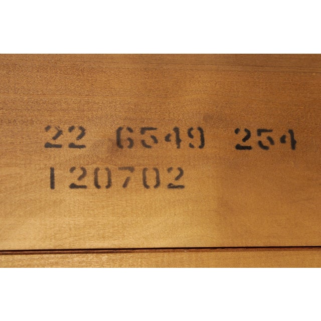 Ethan Allen 18th Century Mahogany Collection Breakfront For Sale - Image 17 of 18