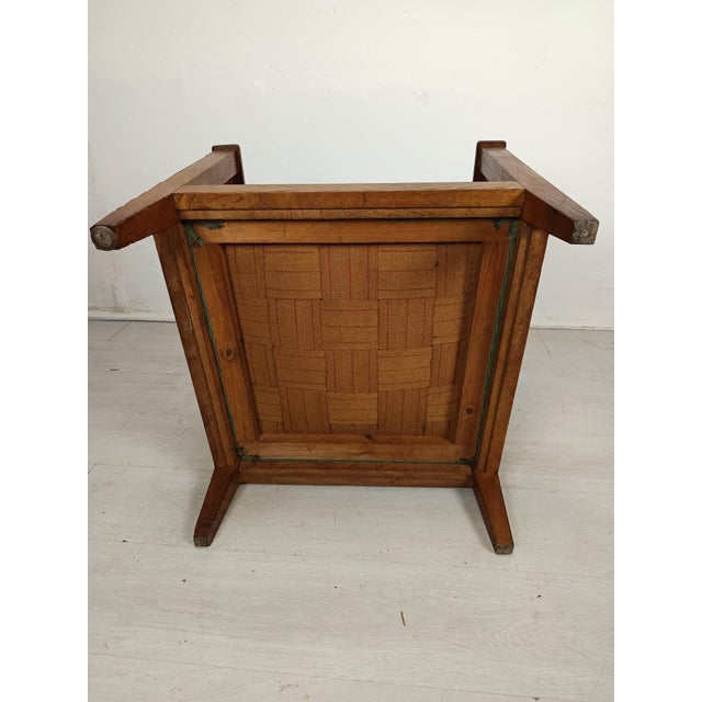 Vintage Oak Reconstruction Chair by René Gabriel, 1950s For Sale - Image 13 of 14