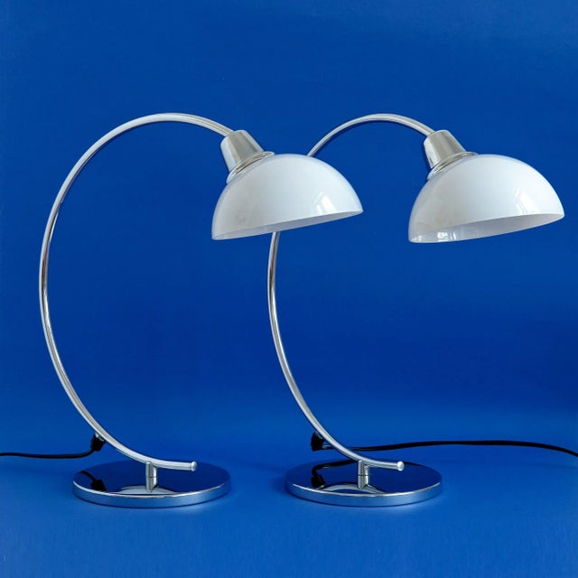 Silver Vintage Harmoni Table Lamps from Ikea, 1990s, Set of 2 For Sale - Image 8 of 8
