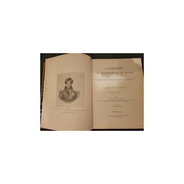 A magnificent and rare complete 6-volume antique set of Canada: An Encyclopedia of the Country, edited by J. Castell...