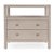 Wood Nora 28 in. W Rectangular 2 Drawer Wide Nightstand with Open Shelf, Antique Taupe For Sale - Image 7 of 11