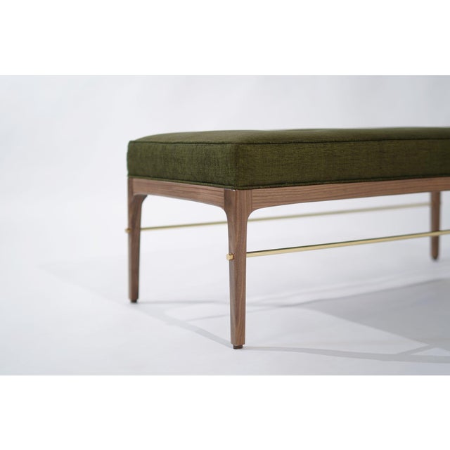 Linear Bench in Natural Walnut Series 48 by Stamford Modern For Sale - Image 10 of 18