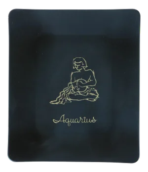 Couroc of Monterey Aquarius Zodiac Cocktail Tray