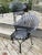 Coastal Francois Carre Fan Back Garden Chairs - A Pair For Sale - Image 3 of 11