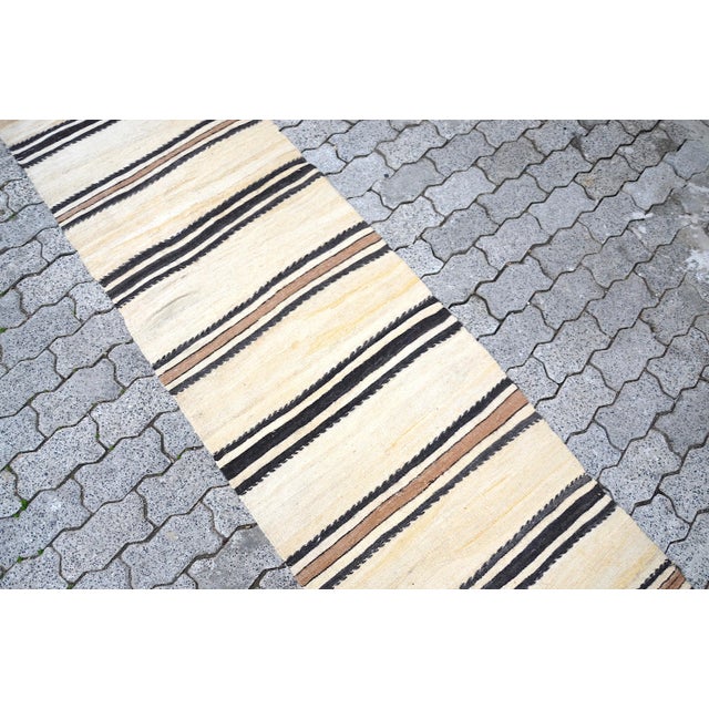 1960s Vintage Handmade Hallway Runner For Sale - Image 5 of 11