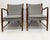 Danish Modern Model 45 Lounge Chair, Finn Juhl Manner, Pair For Sale - Image 10 of 15