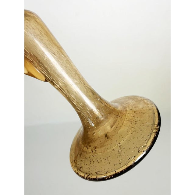 Glass Bubble Glass Candleholder, France, 20th Century For Sale - Image 7 of 10