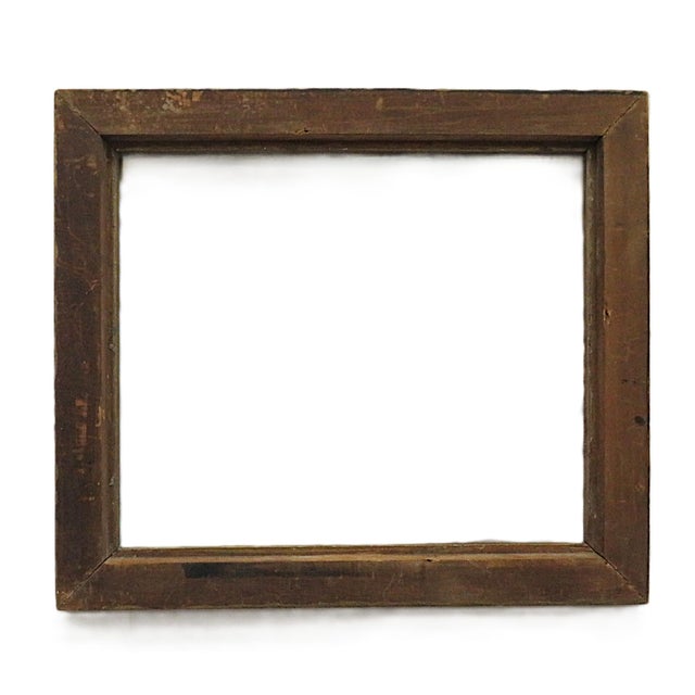 Victorian 19th C Gilt Wood & Gesso Picture Frame Antique Victorian Fits 12 3/4" X 10 3/4" Rabbet Opening For Sale - Image 3 of 3